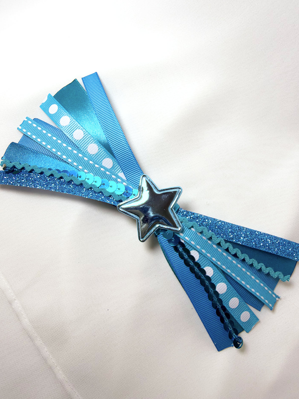 Turquoise Mini Confetti Bow