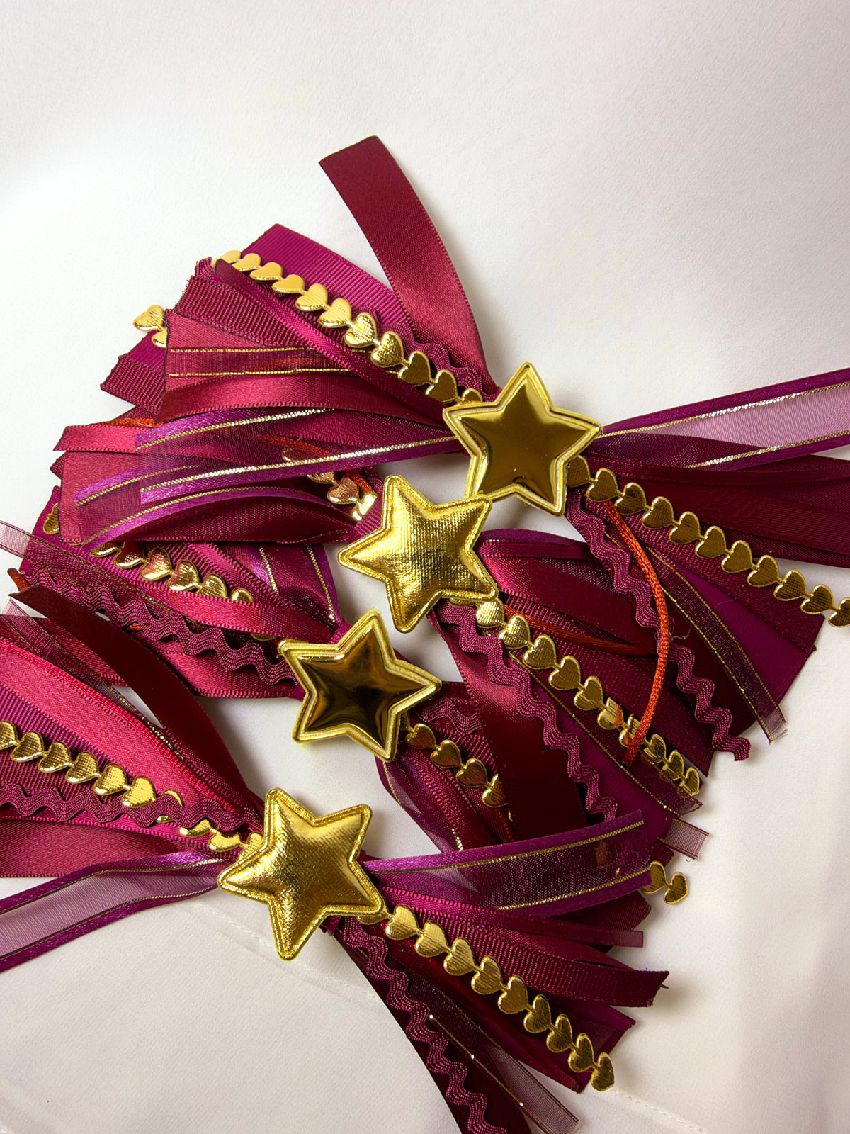 Burgundy Mini Confetti Bow