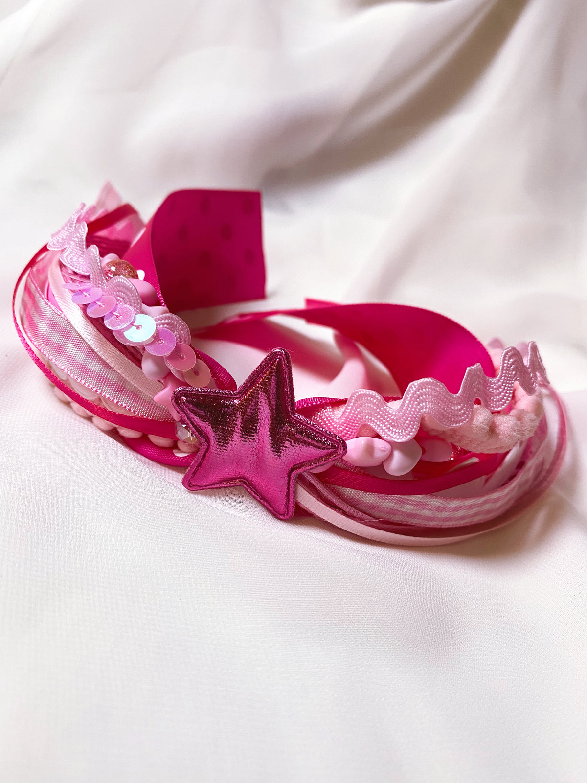 Pink Confetti Bow