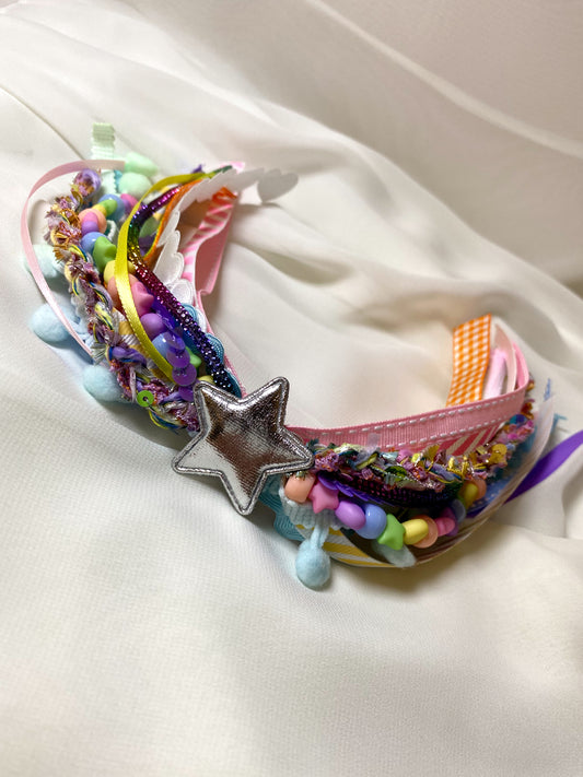 Rainbow Confetti Bow (light version)