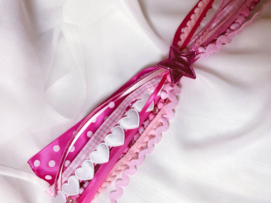 Pink Confetti Bow