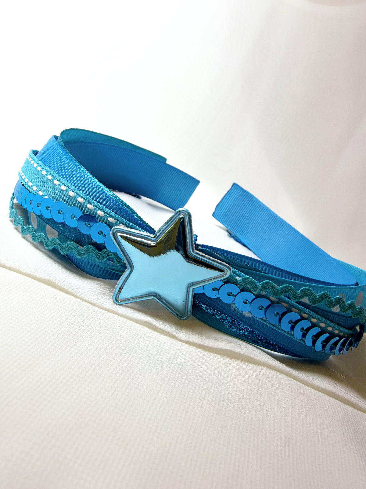 Turquoise Confetti Bow