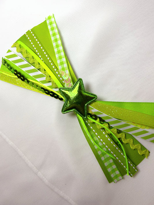Lime Green Mini Confetti Bow