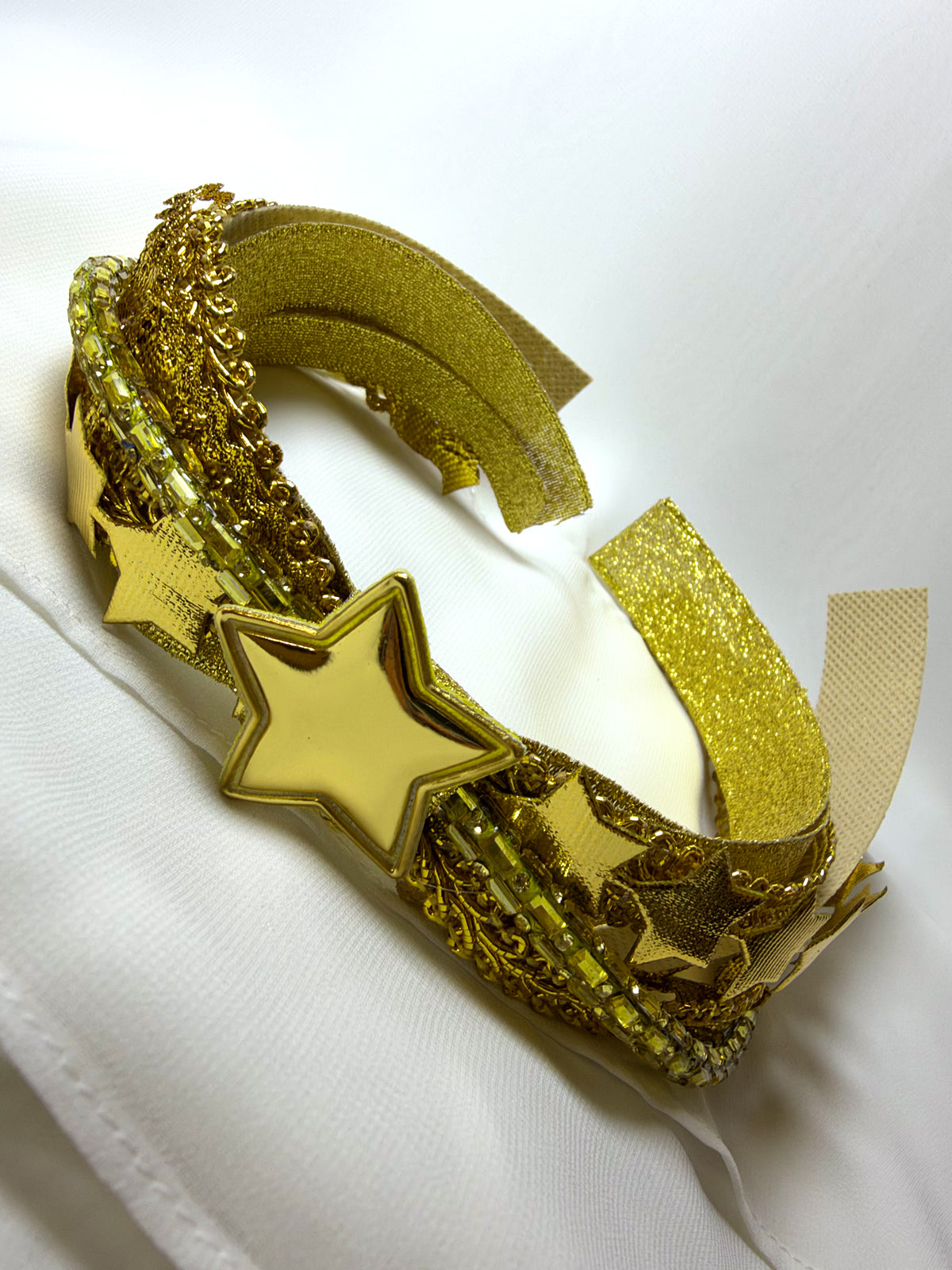 Gold Confetti Bow