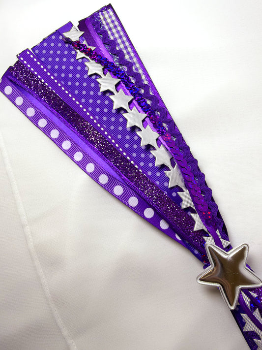 Purple Confetti Bow