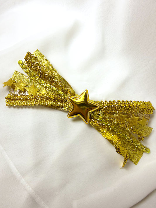 Gold Mini Confetti Bow