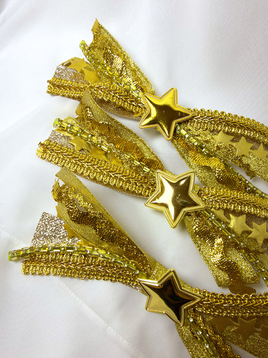 Gold Mini Confetti Bow