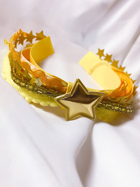 Yellow Confetti Bow