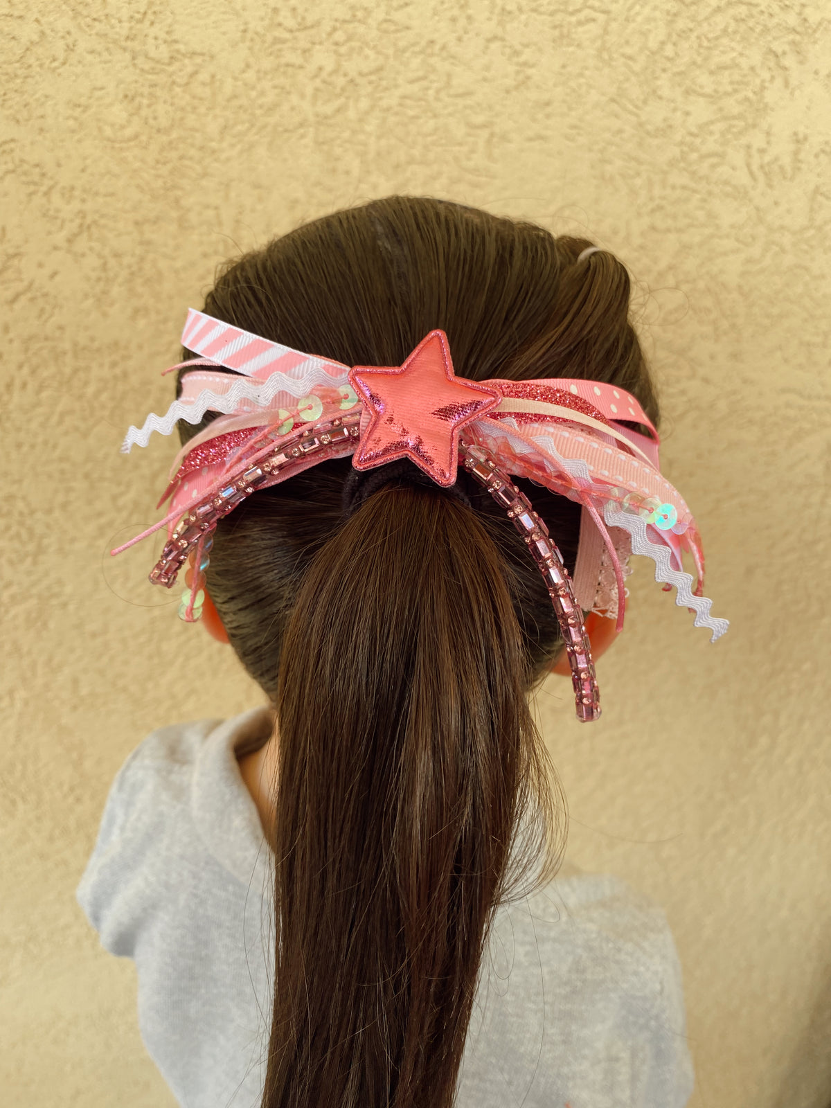 Pink Mini Confetti Bow