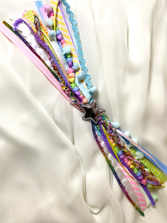 Rainbow Confetti Bow (light version)